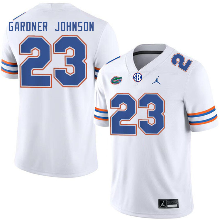 C.J. Gardner-Johnson Florida Jersey,Florida Gators #23 C.J. Gardner-Johnson Jersey Youth-White